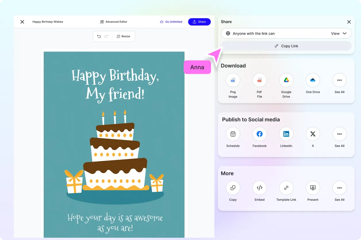 Free AI Happy Birthday Wishes Generator, Free Birthday Wishes Maker Online
